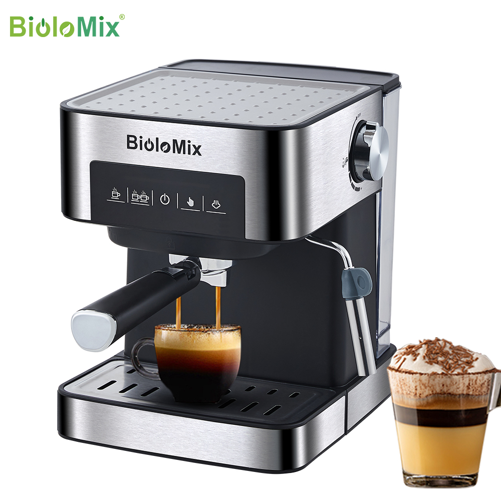 Biolomix Espresso Coffee Machine 3 in 1 19Bar 1450W Multiple Capsule Coffee  Maker Fit Nes,DG and Coffee Powder : : Home & Kitchen